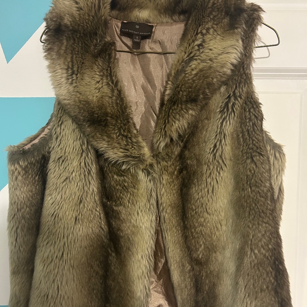 Fenn Wright Manson women's faux fur vest